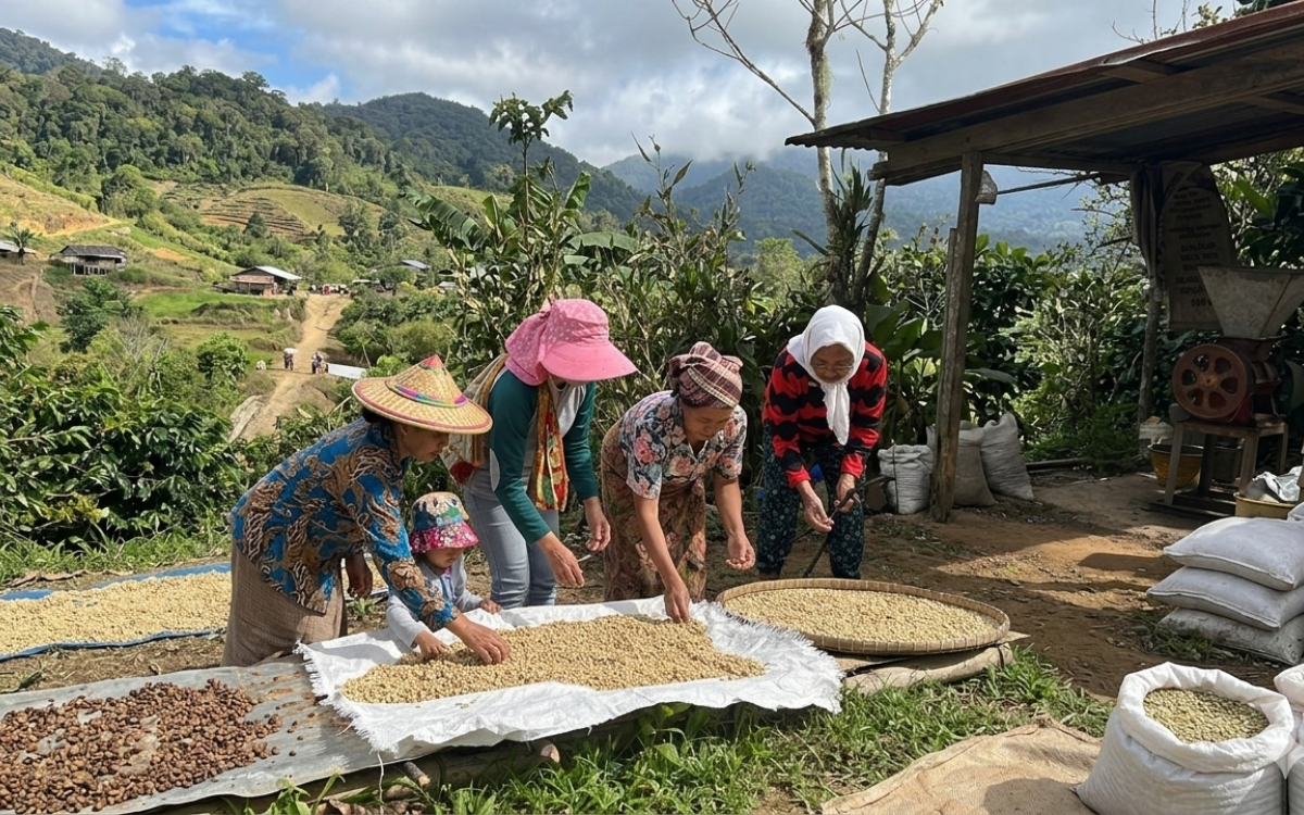 Farmers in the highlands